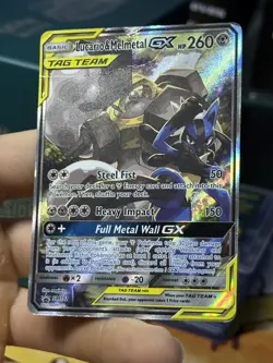#2 Lucario & Melmetal GX SM192 Black Star Promo 2019 Alt Art Holo Pokemon Card - Image 4