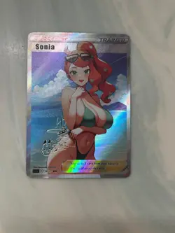 Pokemon Waifu Trainer Foil Goddess Story Waifu Card Girl Holo Anime Super - Image 1