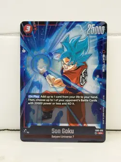 Dragon Ball Super Fusion World Awakened Pulse - Son Goku SR Card FB01-015 ~ NM - Image 1