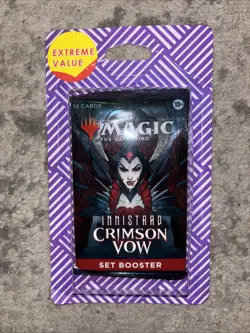 Magic The Gathering Crimson Vow Set Booster Pack - Image 1