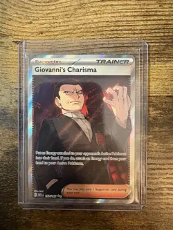 Giovanni's Charisma SR 197/165 Ultra Rare Pokemon Scarlet & Violet 151 - Image 1