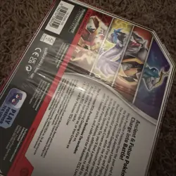 Pokemon TCG Paradox Destinies Collectors Tin Gouging Fire ex Sealed. - Image 3
