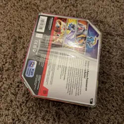 Pokemon TCG Paradox Destinies Collectors Tin Gouging Fire ex Sealed. - Image 4