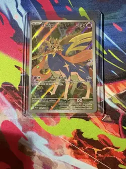 2025 Pokemon Phantasmal Flames Zacian Illustration Rare #100/094 - Image 1
