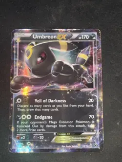 The Pokemon Company Umbreon EX ULTRA RARE HOLO 55/124 Fates Collide BASIC - Image 1