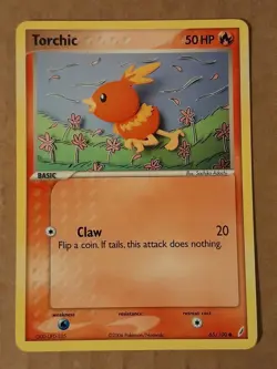 Pokemon Torchic 65/100 Crystal Guardians NM-MT See Pictures - Image 1