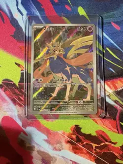 2025 Pokemon Phantasmal Flames Zacian Illustration Rare #100/094 - Image 1