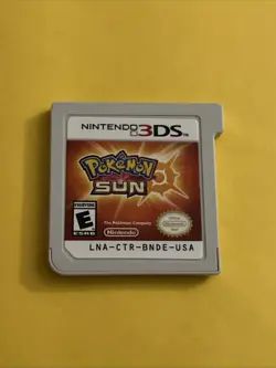 Pokemon Ultra Sun Nintendo 3DS Authentic Cartridge - TESTED WORKS - Image 1