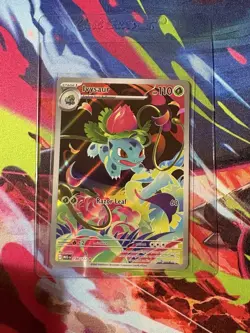 Pokemon TCG Ivysaur 134/132 ME01: Mega Evolution Illustration Rare Near Mint - Image 1