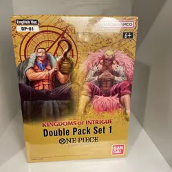 DP-01 Sealed English Kingdoms of Intrigue OP-04 Double Pack Case One Piece - Image 1