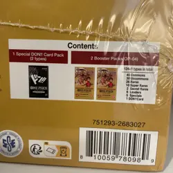 DP-01 Sealed English Kingdoms of Intrigue OP-04 Double Pack Case One Piece - Image 5