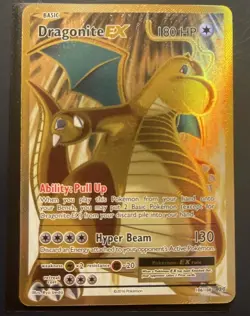 Pokemon TCG Dragonite EX Full Art Ultra Rare Card 106/108 Evolutions - Image 1