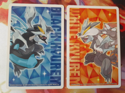 Pair of Eevee 6 of Diamonds 2012 White + Black Kyurem 2 Poker Playing Cards NM - Image 2