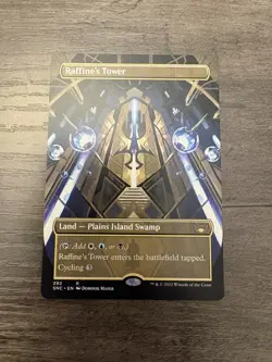 Magic the Gathering MTG Raffine's Tower Borderless Near Mint - Image 1