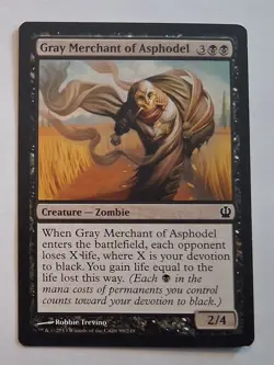 Magic MTG - Gray Merchant of Asphodel - Theros - LP - Image 1