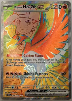 Ethan's Ho-Oh ex 209/182 Pokemon TCG SV10: Destined Rivals NM - Image 1