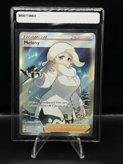 1x Melony - 195/198 - Full Art Ultra Rare NM-Mint Pokemon SWSH06 - Chilling Reig - Image 1
