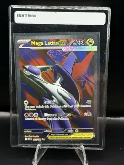 Mega Latias ex 163/132 Pokemon TCG Me01: Mega Evolution Full Art Holo NM - Image 1