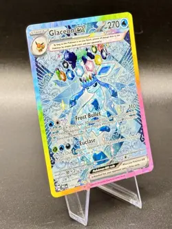 Glaceon ex 150/131 SIR Pokemon Prismatic Evolutions God Pack Fresh NM/M - Image 1
