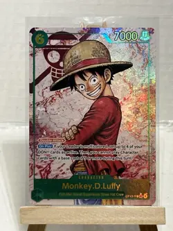 2025 One Piece Carrying On His Will Monkey D. Luffy SEC Alt Art OP13-118 MINT - Image 1