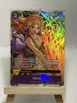 Nami PRB02-012 THE BEST VOL. 2 Alternate Art Parallel One Piece TCG ENGLISH NM - Image 1