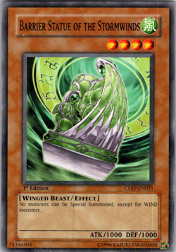 CDIP-EN021 Barrier Statue Of The Stormwinds Common 1st Edition NM Yugioh Card - Image 1