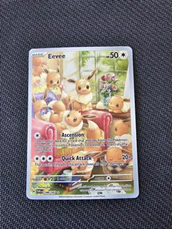 Pokemon Eevee Holo TCG Card 188/167 Sv06 Twilight Masquerade - Image 1