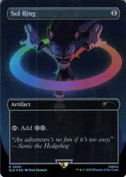 MTG Sol Ring (Sonic) (Rainbow) (2093) | NM Foil | Secret Lair Sonic {SLD} - Image 2