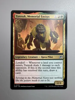 Tannuk, Memorial Ensign | Edge of Eternities | @233 | U | NM - Image 1
