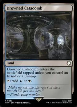 1x Drowned Catacomb NM Eng MTG - Fallout - Image 1