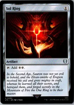 2023 MTG Tales of Middle-earth Commander 1 Sol Ring Commander/Uncommon #284 - Image 1