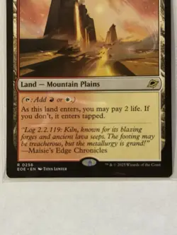 MTG Edge of Eternities (EOE) #256 SACRED FOUNDRY Rare *Non-Played* Pack Fresh - Image 3