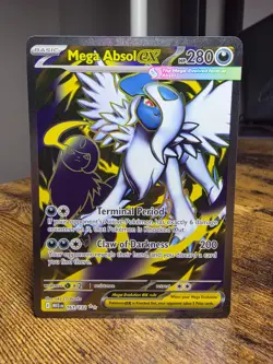 Pokemon Mega Absol ex 161/132 Ultra Rare Pokemon TCG Mega Evolution NM - Image 1