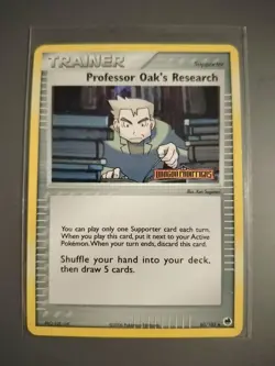 Professor Oak's Research 80/101 Dragon Frontiers Reverse Holo Pokemon TCG - Image 1