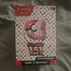 Pokemon Scarlet & Violet 151 Booster Bundle Box Mew 6 Booster Packs English - Image 1