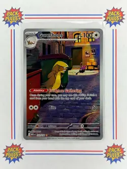 Gumshoos Illustration Rare IR Pokemon TCG Mega Evolution - Image 1