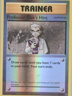 Professor Oak's Hint Reverse Holo Pokemon tcg XY - Evolutions #84/108 - Image 1