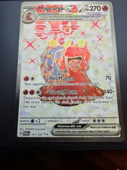 Pokemon SV06 Scarlet & Violet Twilight Masquerade 191/167 Magcargo Ultra Rare NM - Image 1