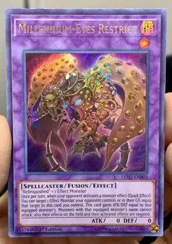 Yugioh Millennium Eyes Restrict LED2-EN003 Ultra Rare 1st Ed VLP w/Tracking - Image 2