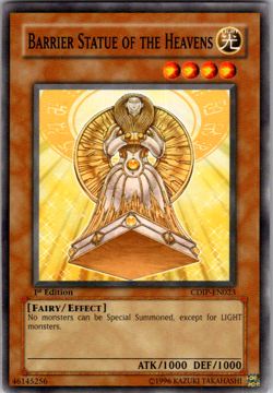 Barrier Statue of the Heavens - CDIP-EN023 - 1st Edition - YuGiOh - Image 1