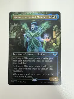Kianne Corrupted Memory Foil Borderless MTG Magic Gathering Card NM Mint DSC - Image 1