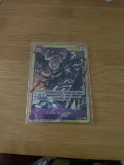 One Piece CCG Kaido & Linlin Secret Rare Card OP08-119 - Image 1