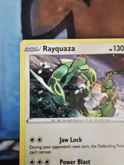 Rayquaza SWSH029 SWSH: Sword & Shield Promo Cards Holo Bleed Swirl NM - Image 5