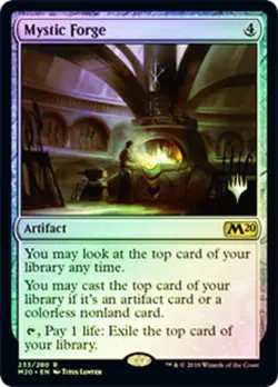 Moderate Play, English MTG Foil Mystic Forge - Foil - Promo Pack Promo Pack: Cor - Image 1