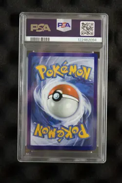 Pokemon TCG Destined Rivals Team Rockets Meowth Card 203/182 PSA 9 - Image 2
