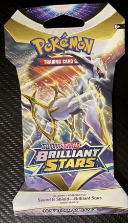 Pokemon Sword & Shield Brilliant Stars Booster Pack Lot, 40 Cards, English - Image 2