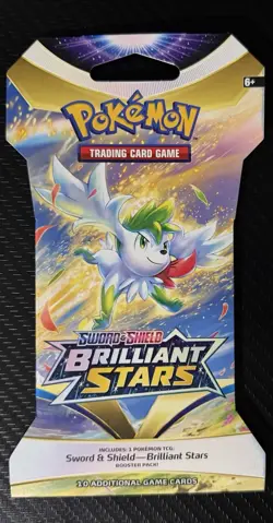 Pokemon Sword & Shield Brilliant Stars Booster Pack Lot, 40 Cards, English - Image 3