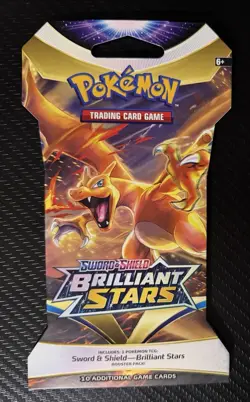 Pokemon Sword & Shield Brilliant Stars Booster Pack Lot, 40 Cards, English - Image 5