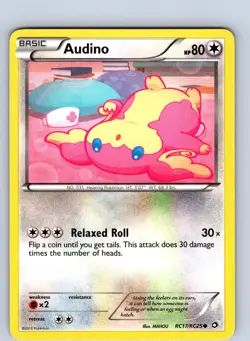 Pokemon: Lgndry Treasures: Radiant Collection Audino #RC17/RC25 Common,Holo .VO5 - Image 1