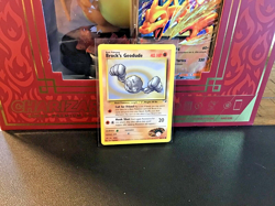 Pokemon TCG Brock's Geodude Gym Heroes 66/132 Regular Unlimited Common LP - Image 1